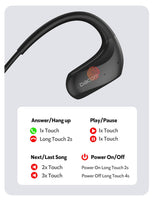 Natty Records Dacom Athlete Wireless Headphones Sports IPX7 Waterproof Bluetooth Earphones 20H for Running AAC