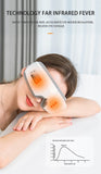 Natty Records headphones 4D Smart Airbag Vibration Eye Massager Eye Care Instrumen Heating Bluetooth Music Relieves Fatigue And Dark Circles
