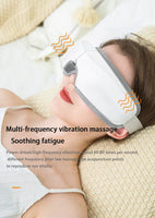 Natty Records headphones 4D Smart Airbag Vibration Eye Massager Eye Care Instrumen Heating Bluetooth Music Relieves Fatigue And Dark Circles