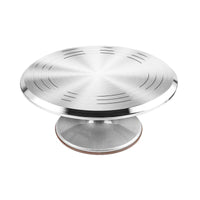 Natty Records kitchen accessories China / 1PC 12 Pcs/Set Turntable Pastry Rotating Plate For Cakes Stand Decorating Tools Accessories Stainless Steel Pastry Case Bag