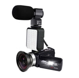 Natty Records Store Camcorder 4K-48MP 7 / 64G SD Card 4K Video Camera 48MP 18X Digital Zoom