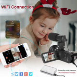 Natty Records Store Camcorder 4K Video Camera 48MP 18X Digital Zoom