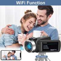Natty Records Store Camcorder You Are Video Camcorder 4K Wi-Fi Touch Screen