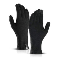 Natty Records Store Gloves Black / United States Unisex Winter Knitted Wool Touch Screen Gloves