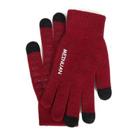 Natty Records Store Gloves Red / United States Unisex Winter Knitted Wool Touch Screen Gloves