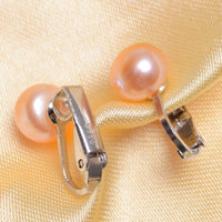 Natty Records Store Jewelry 925 Sterling Silver Freshwater Pearl Clip-on Earrings