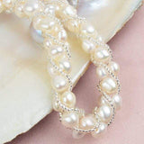 Natty Records Store Jewelry white / 45cm Beautiful Freshwater Pearl Necklace Set