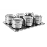 Natty Records Store Kitchen Accessories Stainless Steel Magnetic Spice Shakers