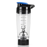 Natty Records Store Kitchen Accessories United States / black and blue BPA Free Portable Protein Shaker Bottle