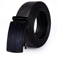 Natty Records Store Men's Accessories SK-2145-DEA / 150cm Luxury Designer Leather Ratchet Belt