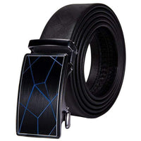 Natty Records Store Men's Accessories SK-2150-DEA / 130cm Luxury Designer Leather Ratchet Belt