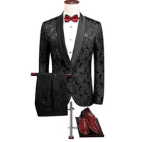 Natty Records Store Men's Suits as picture 9 / XS Men's Smoking Jacket 2-Piece Tuxedos