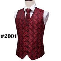 Natty Records Store Men's Vests BM-2001 / L Turn My Swag On Jacquard Silk Vest Set