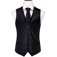 Natty Records Store Men's Vests BM-2014 / S Turn My Swag On Jacquard Silk Vest Set