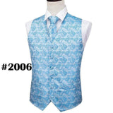 Natty Records Store Men's Vests MJ-2006 / L Better Than Me Designer Paisley Silk Vest Set