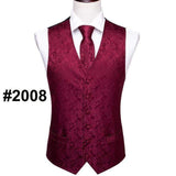 Natty Records Store Men's Vests MJ-2008 / XXXL Better Than Me Designer Paisley Silk Vest Set