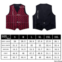 Natty Records Store Men's Vests Turn My Swag On Jacquard Silk Vest Set