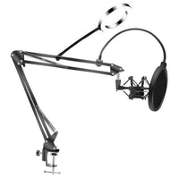 Natty Records Store Microphone Accessories China / 16cmLightSpider Scissor Arm Stand for Bm800 Microphone