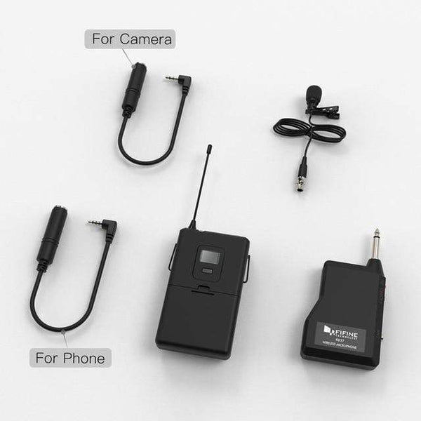 Natty Records Store Microphones China / for camera and phone Wireless Lavalier Lapel Microphone System