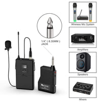Natty Records Store Microphones Wireless Lavalier Lapel Microphone System