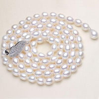 Natty Records Store Necklaces Cultured Natural Freshwater Pearl Necklace
