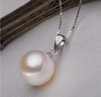 Natty Records Store Necklaces Perfectly Round Natural Freshwater Pearl Necklace