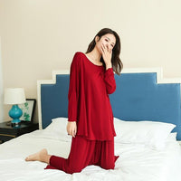Natty Records Store Pajamas Red Wine / XXL / China Sweet Dreams Oversized Cotton Pajamas
