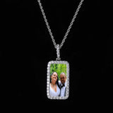 Natty Records Store Personalized Necklaces jinao Personalized Bling You're the One Photo Medallion Necklace