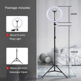Natty Records Store Ring Light China / 26cm light 160tripod Selfie Ring Light Photography with Cellphone Holder
