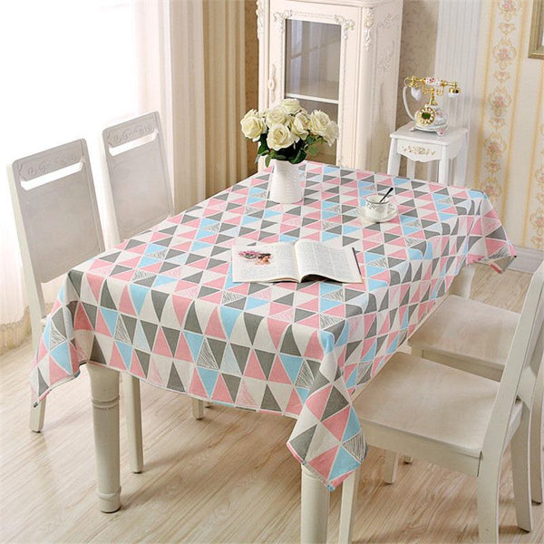 Natty Records Store Tablecloth Cotton and Linen Tablecloth for Home Décor