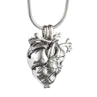 Natty Records Store Urn Necklace Anatomical Heart Foreve Urn Pendant Necklace