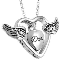 Natty Records Store Urn Necklace Dad SalaWendy A Piece of my Heart Locket Necklace