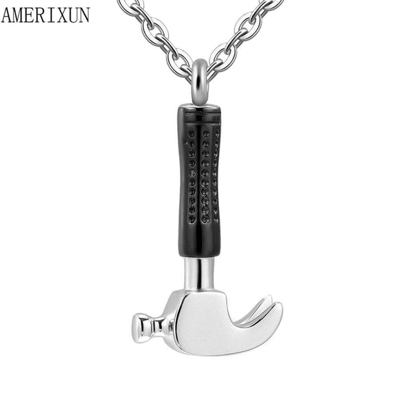 Natty Records Store Urn Necklace Hammer Urn Pendant Necklace