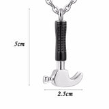 Natty Records Store Urn Necklace Hammer Urn Pendant Necklace