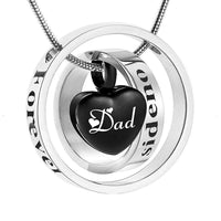 Natty Records Store Urn Necklace SalaWendy In My Heart in Circle Urn Pendant Necklace