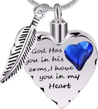Natty Records Store Urns Sapphire God Has You Urn Pendant Necklace