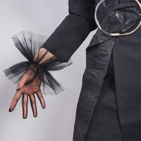 Natty Records Store Women's Accessories BLACK / One Size TULLE Semi Sheer Ruffle Gloves