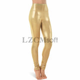 Natty Records Store Women's Clothing Gold / XXXL One Bad Apple Shiny Metallic Leggings
