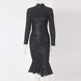 Natty Records Store women's dresses Black / L Beg Your Pardon Bodycon Dress