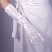 Natty Records Store Women's Gloves white / One Size No More Drama Velour Gloves