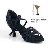Natty Records Store Women's Shoes black 7.5cm / 8 Dance the Night Away Dance Shoes