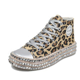 Natty Records Store Women's Shoes Leopard high / 40 The Race is On Leopard Canvas Shoes