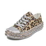 Natty Records Store Women's Shoes Leopard low / 41 The Race is On Leopard Canvas Shoes
