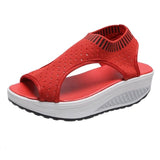 Natty Records Store Women's Shoes Red / 43 Hit the Road Platform Slip-on Sandals