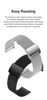 Natty Records watch Only You Quick Change Universal Mesh Stainless Steel Smartwatch Band (22 mm)